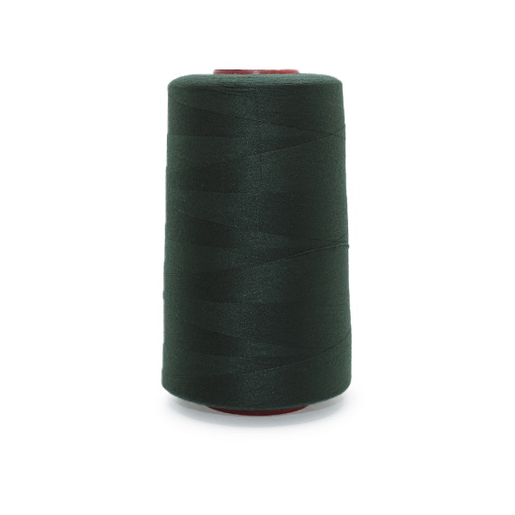 Нитки полиэстер 40/2 5000 ярд   mH зеленый темный 1596 – №1