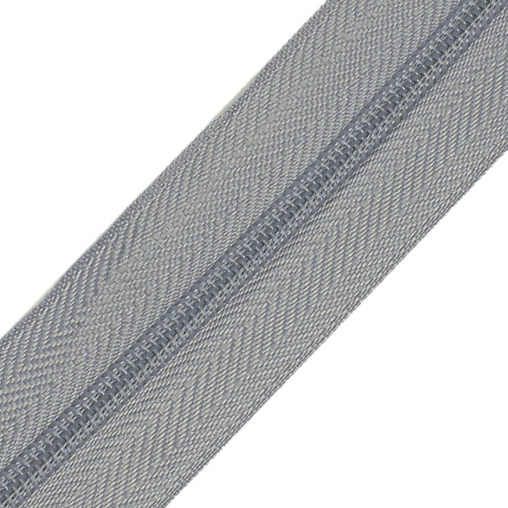 Молния рулонная  Т5 14 гр/м 200 м К/О серый светлый 313 – №1