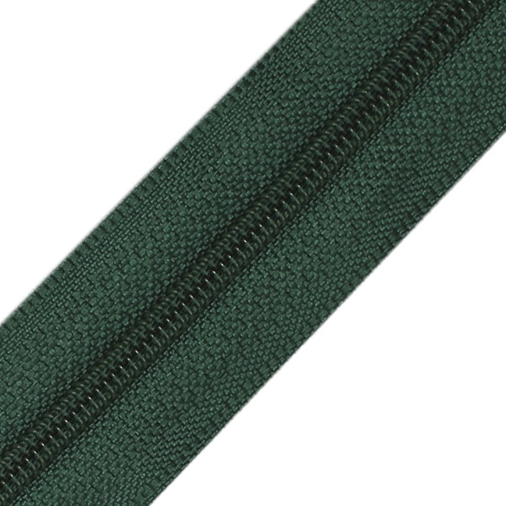 Молния спиральная 20 см Т3 неразъемная  А зеленый темный 272 – №1