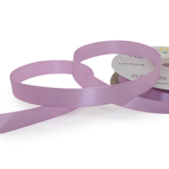 Лента атласная 12 мм  30 ярд Н сиреневый 043 – №1