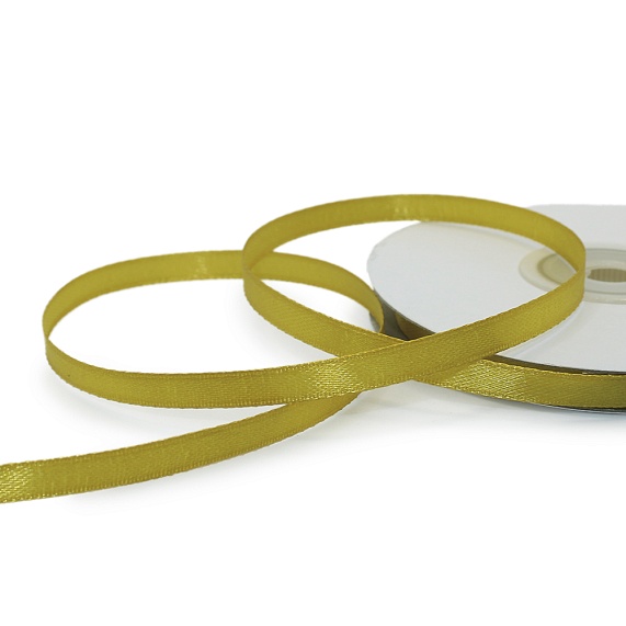 Лента атласная 6 мм  30 ярд Н золото 187 – №1