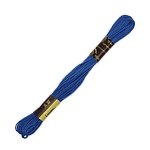 Нитки для рукоделия  Мулине  100% хлопок  10 м 12 шт ПНК им. Кирова синий 8102 – №49