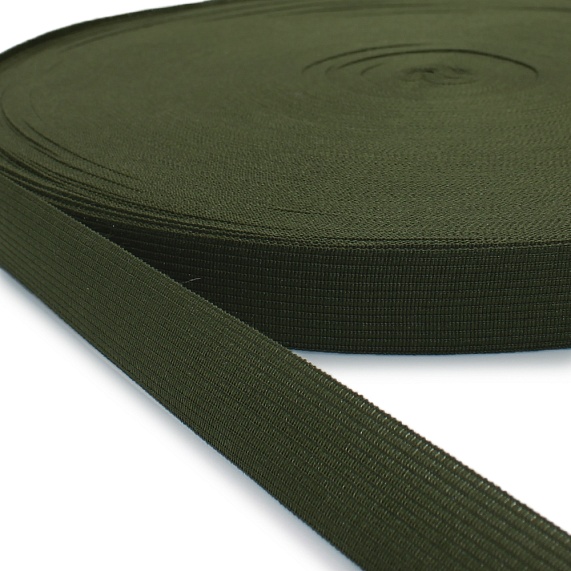 Лента окантовочная 22 мм эконом 2,46И г/м п/э ШП оливковый 51 – №1