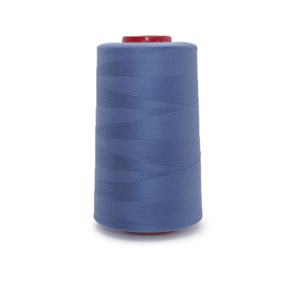 Нитки полиэстер 40/2 4000 ярд   СН голубой 1286 – №1