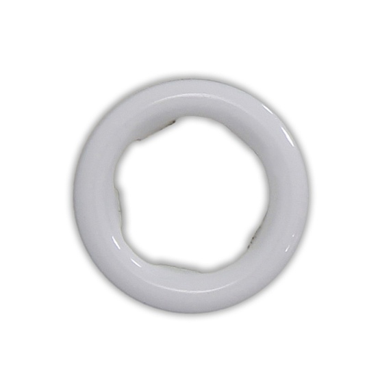 Кнопка кольцо Бутони d=9,5 мм    1440 шт NS белый – №1