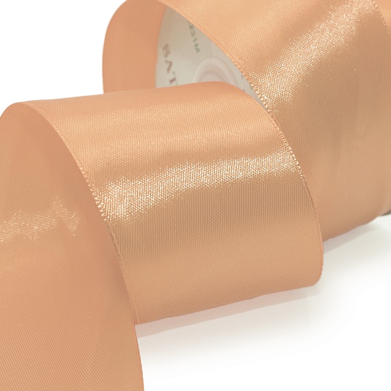 Лента атласная 50 мм  30 ярд Н персиковый 036 – №1