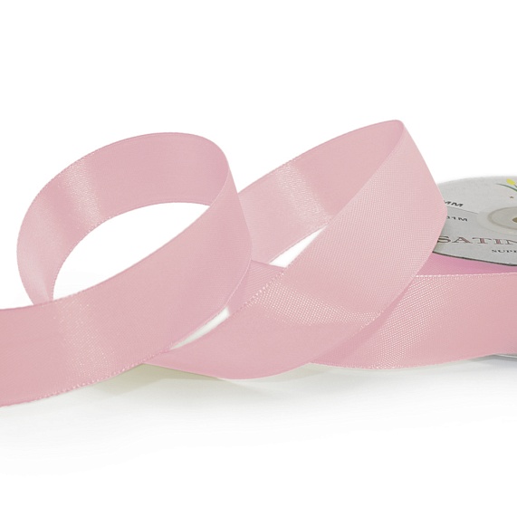 Лента атласная 25 мм  30 ярд Н розовый 070 – №1