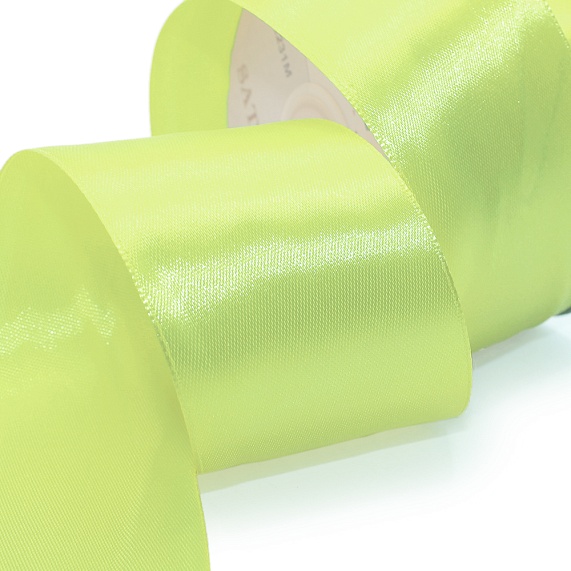 Лента атласная 50 мм  30 ярд Н салатовый 098 – №1