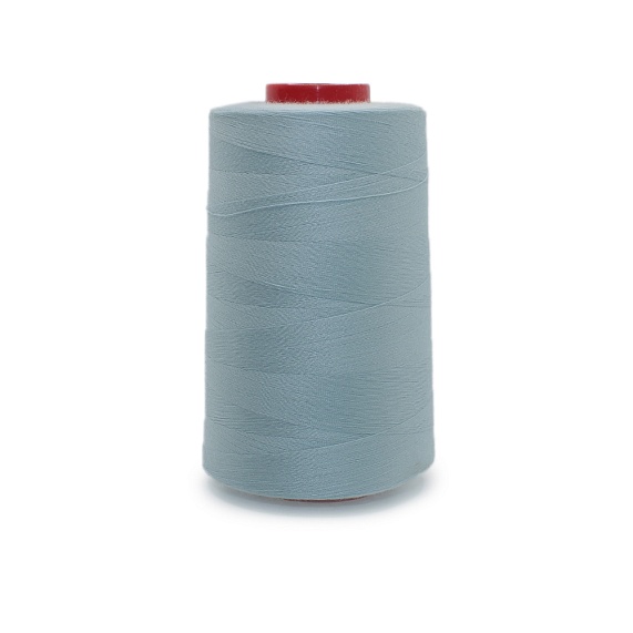 Нитки полиэстер 40/2 5000 ярд   Серебряная Нить голубой 1278 – №1