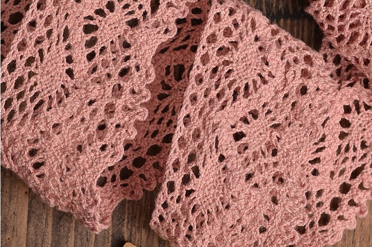 Тесьма вязаная  45 мм 10 м арт.TBY-5235 М розовый 32 – №1