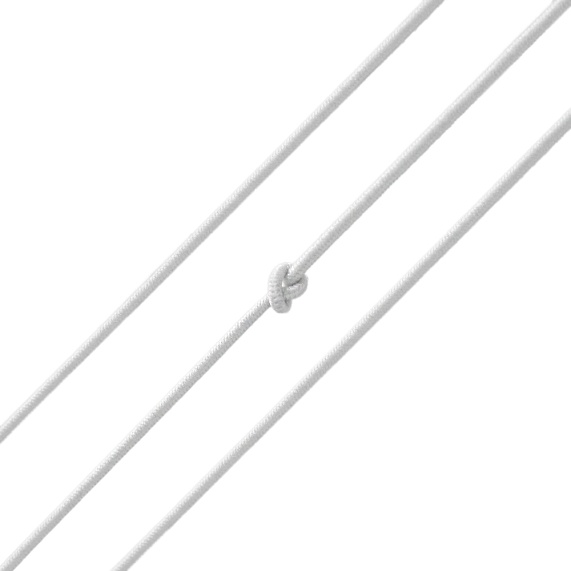 Резинка шляпная d=3 мм 100 м А белый – №1