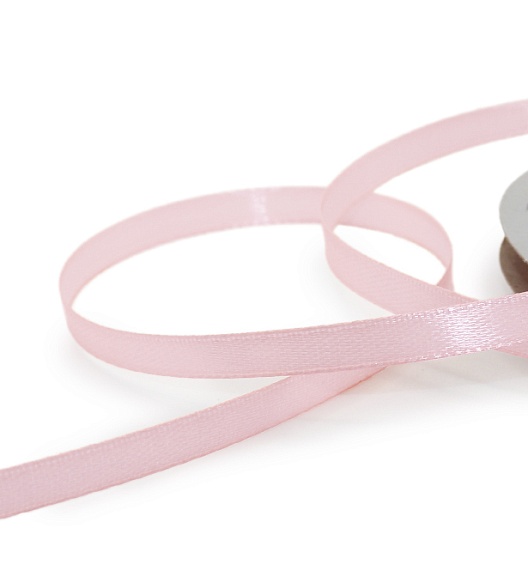 Лента атласная 3 мм  100 м Н розовый 068 – №1