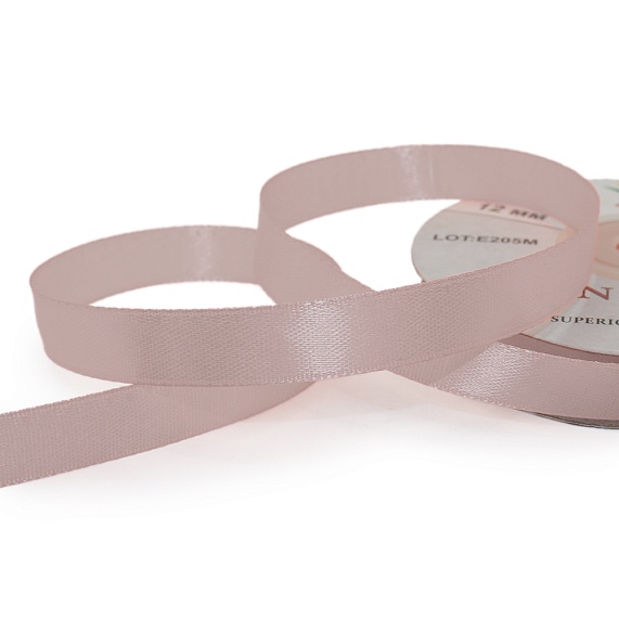 Лента атласная 12 мм  30 ярд Н розовый 071 – №1