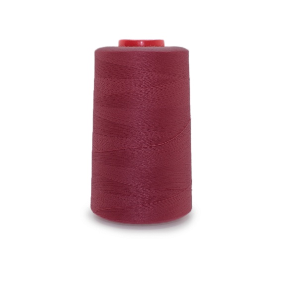 Нитки полиэстер 40/2 4000 ярд   СН малиновый 1568 – №1