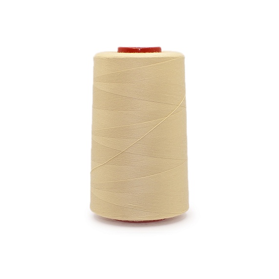 Нитки полиэстер 40/2 5000 ярд   Серебряная Нить бежевый светлый 1476 – №1