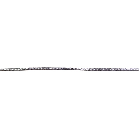 Шнур  отделочный сутаж     20 м  арт.С2473Г17 рис.9182 серебро – №1