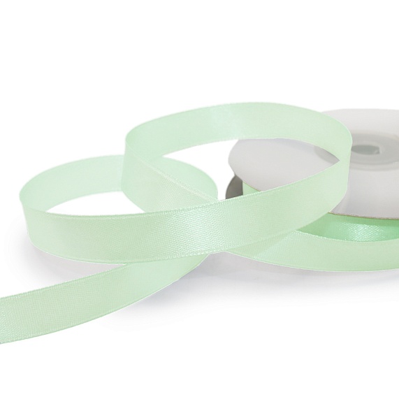 Лента атласная 12 мм  30 ярд Н салатовый светлый 097 – №1
