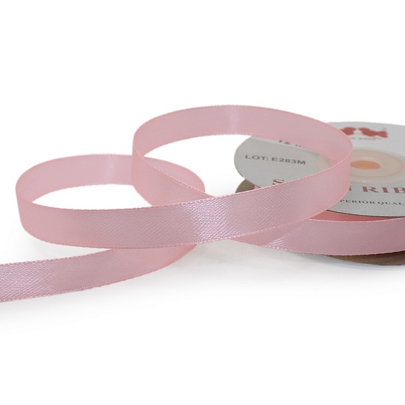 Лента атласная 12 мм  30 ярд Н розовый 068 – №1