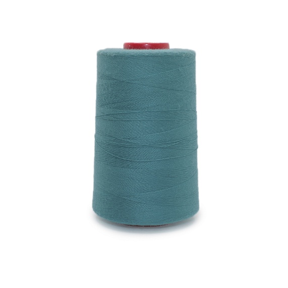 Нитки полиэстер 40/2 5000 ярд   Серебряная Нить морская волна 1260 – №1