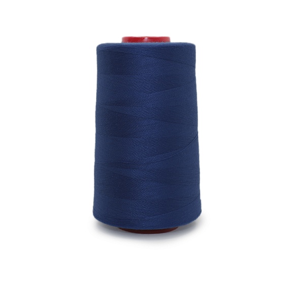 Нитки полиэстер 40/2 5000 ярд   Серебряная Нить васильковый 1289 – №1