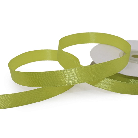 Лента атласная 12 мм  30 ярд Н оливковый светлый 131 – №1