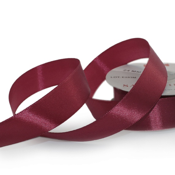 Лента атласная 25 мм  30 ярд Н красный 059 – №1