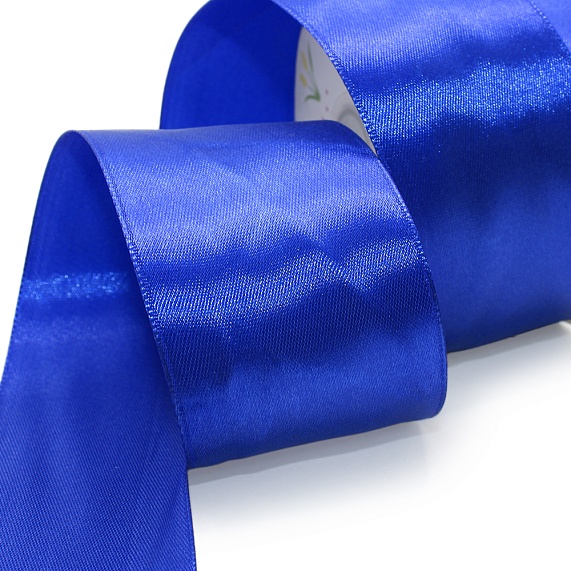 Лента атласная 50 мм  30 ярд Н васильковый 153 – №1