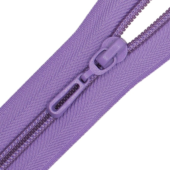 Молния спиральная 70 см Т5 разъемная  Лидер сиреневый 862 – №1