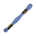 Нитки для рукоделия  Мулине  100% хлопок  10 м 12 шт ПНК им. Кирова синий 8102 – №33