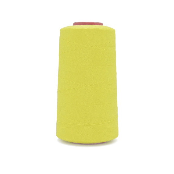 Нитки полиэстер 40/2 4000 ярд   СН желтый 1382 – №1