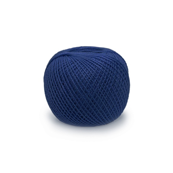 Нитки для рукоделия  Ирис  100% хлопок  150 м  ПНК им. Кирова синий 2411 – №1