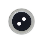 Пуговица пластиковая 18 мм 2 прокола  с белым ободком   б/мб мятный tpx 13-5313 – №8