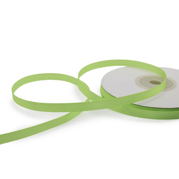 Лента атласная 6 мм  30 ярд Н салатовый 128 – №1