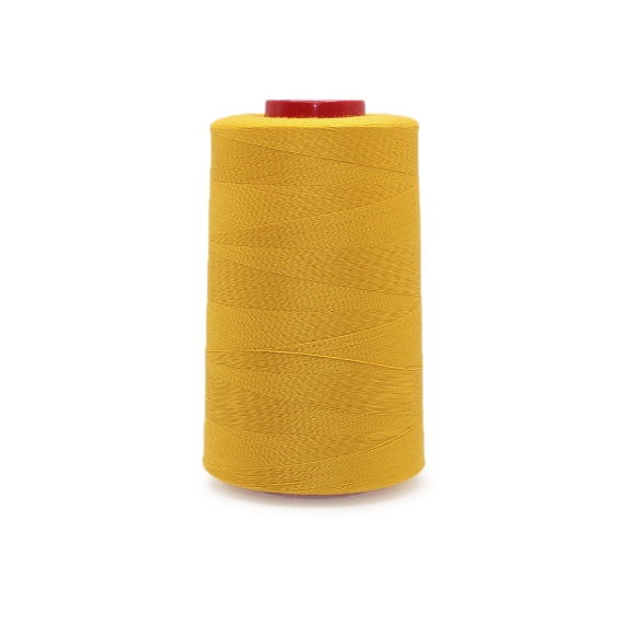 Нитки полиэстер 40/2 5000 ярд   Серебряная Нить желтый 1142 – №1