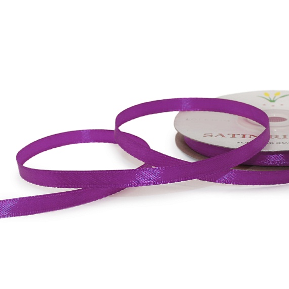 Лента атласная 6 мм  30 ярд Н сиреневый 084 – №1