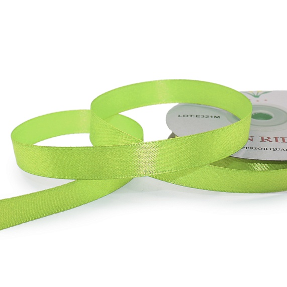 Лента атласная 12 мм  30 ярд Н салатовый 101 – №1