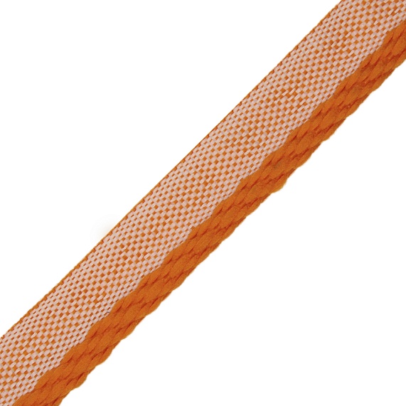 Кант отделочный для одеял и подушек  3,9И г/м плотный 14мм 800 м ШП оранжевый 77 – №1