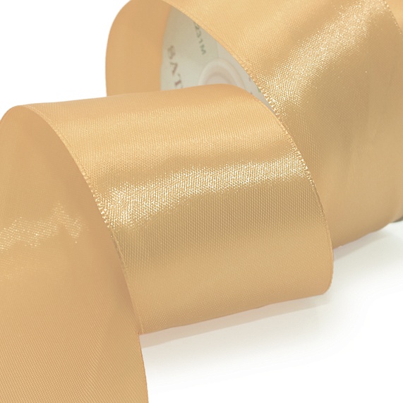Лента атласная 50 мм  30 ярд Н персиковый 035 – №1